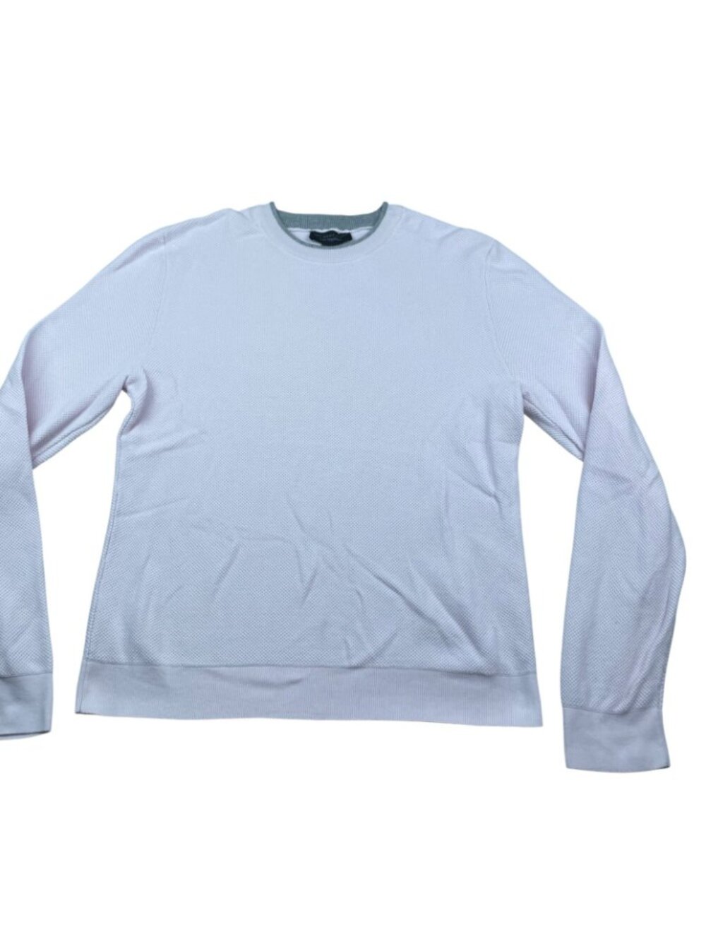 Bloomingdales Men's 100% Cotton Crewneck Pullover Sweater Pink • Medium - Picture 2 of 6